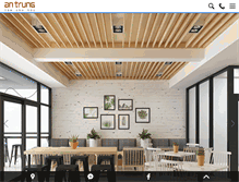 Tablet Screenshot of antrung.vn